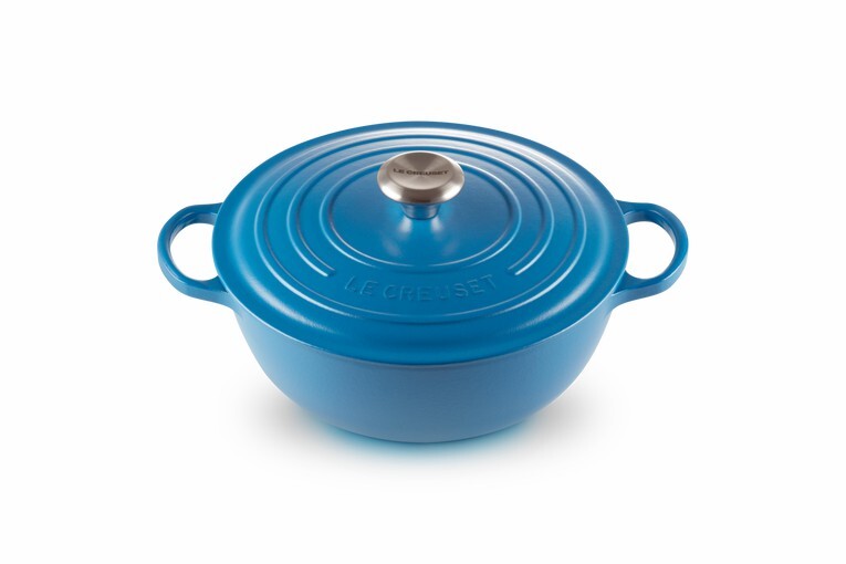 Marmite en Terre Cuite pour la Cuisson des Plats en cocotte Casserole 2 en 1 en Fonte émaillée Double Four et Couvercle de poêle à Induction (4L